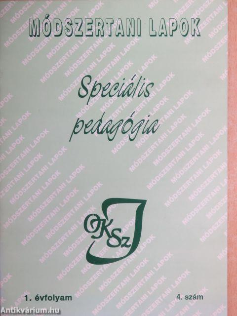 Módszertani Lapok - Speciális pedagógia 1995. május