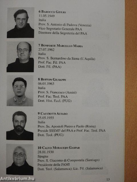 Collegium Internationale S. Antonii Patavini in Urbe Elenchus Fratrum