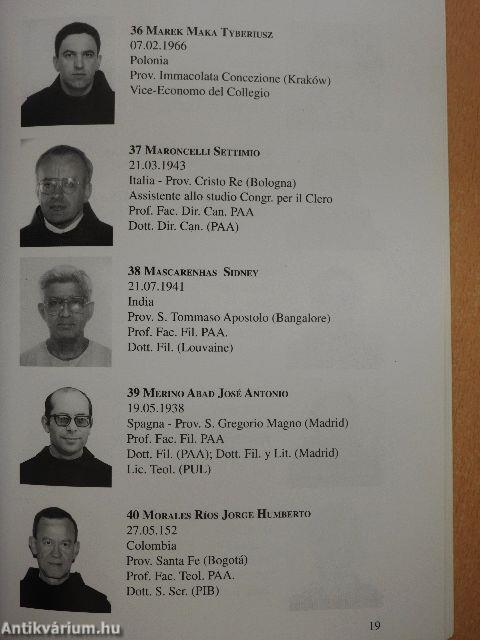 Collegium Internationale S. Antonii Patavini in Urbe Elenchus Fratrum