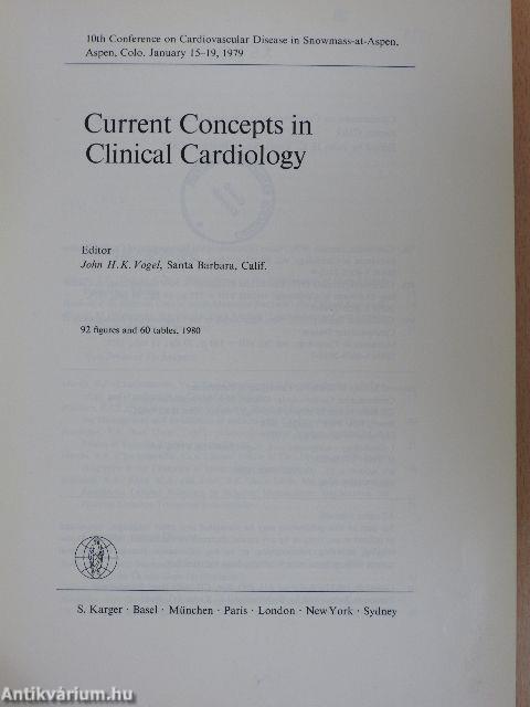 Current Concepts in Clinical Cardiology