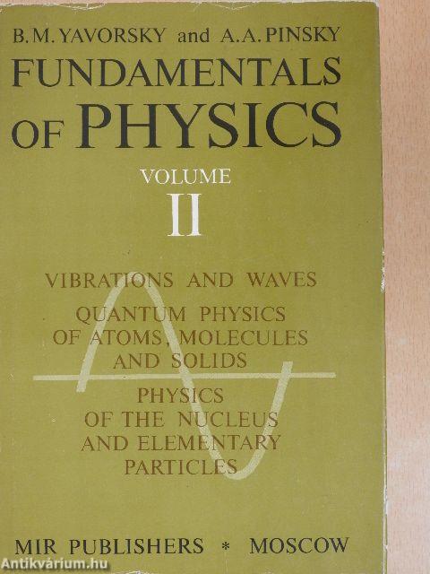 Fundamentals of Physics II.