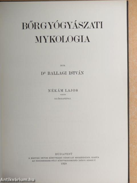 Bőrgyógyászati mykologia