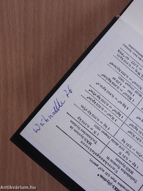 Dubbel Taschenbuch für den Maschinenbau II.