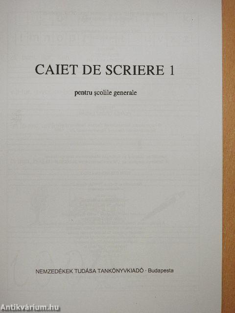 Caiet de scriere 1.