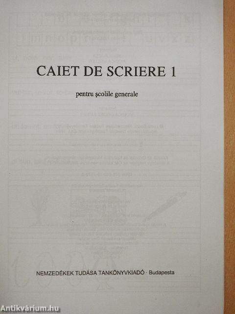 Caiet de scriere 1.