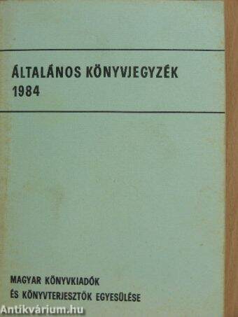 Általános könyvjegyzék 1984