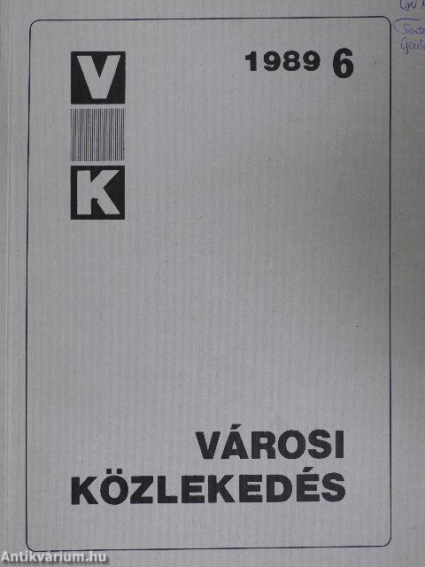 Városi közlekedés 1989. december