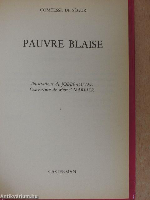 Pauvre Blaise