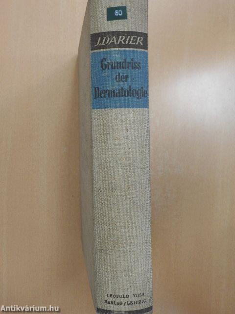 Grundriss der Dermatologie