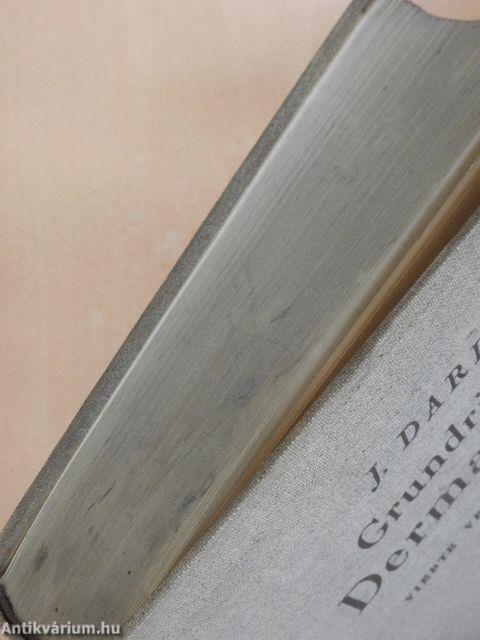 Grundriss der Dermatologie