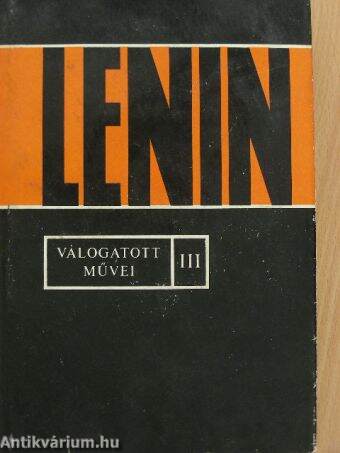 Lenin válogatott művei III. (töredék)