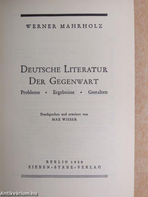 Deutsche Literatur der Gegenwart