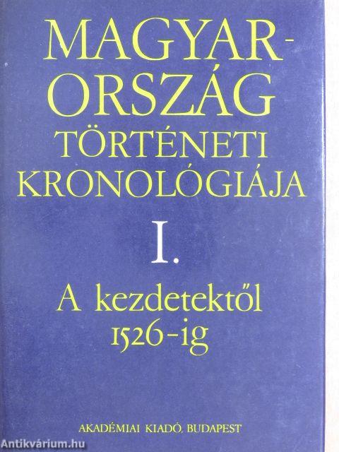 Magyarország történeti kronológiája I-IV.