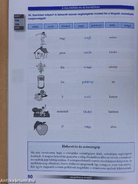 Magyar helyesírás 9-12. - Megoldások