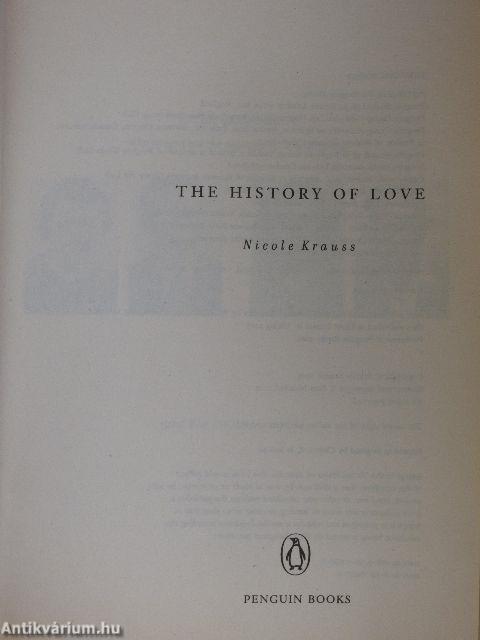 The History of Love