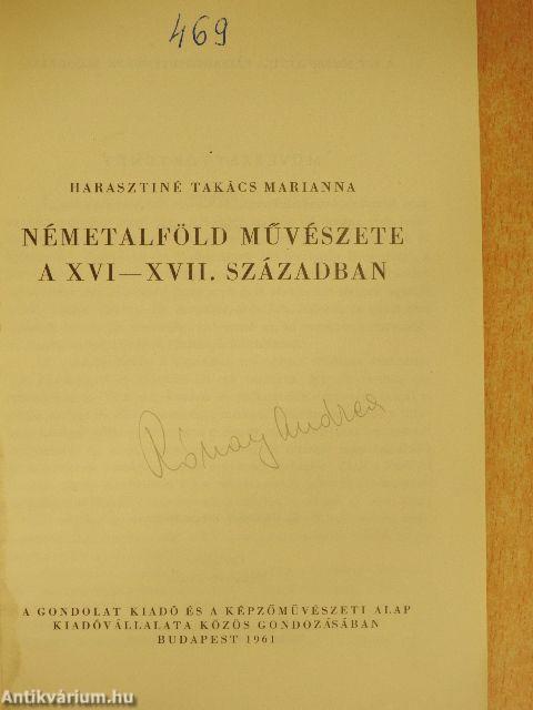 Németalföld művészete a XVI-XVII. században