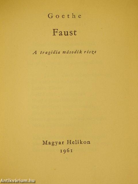 Faust II.