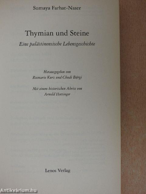 Thymian und Steine