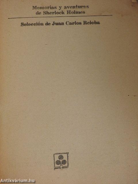 Memorias y aventuras de Sherlock Holmes