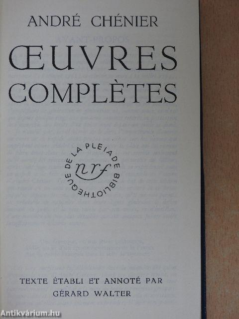 Oeuvres Complétes