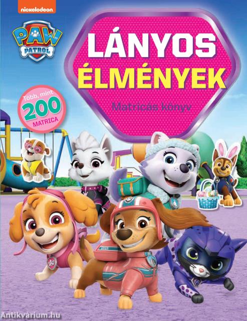 Lányos élmények-Paw patrol