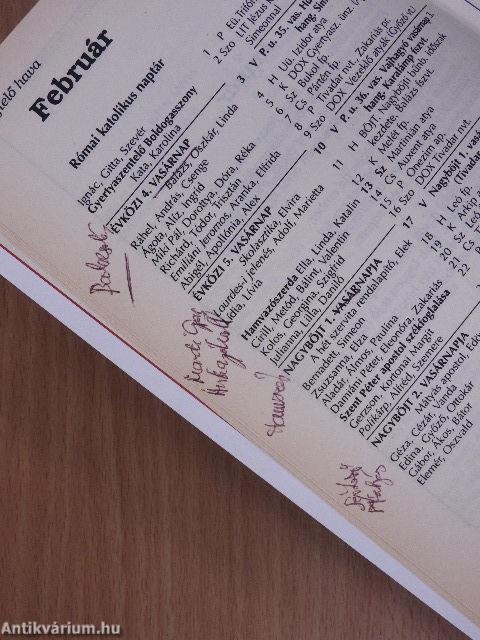 Új Ember Kalendárium 2002