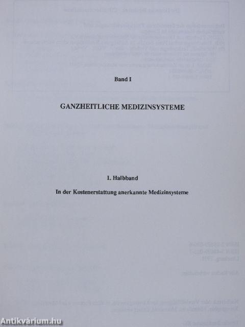 Ganzheitliche Medizinsysteme I-II.