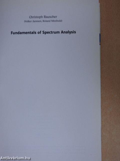 Fundamentals of Spectrum Analysis