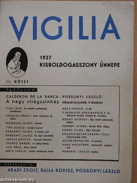 Vigilia 1937. Kisboldogasszony ünnepe II. (töredék)