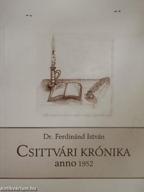 Csittvári krónika anno 1952