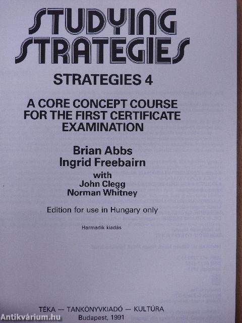 Studying Strategies - Students' Book/Workbook