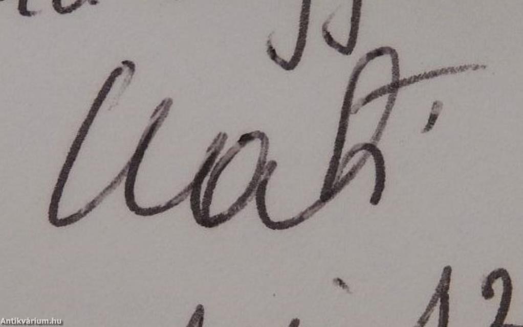 Mióta készülsz (dedikált példány)