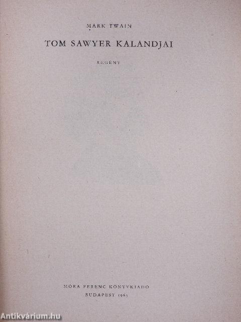 Tom Sawyer kalandjai