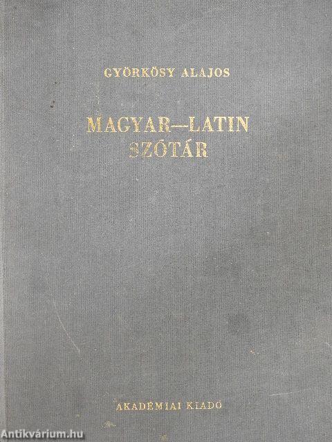 Magyar-latin szótár