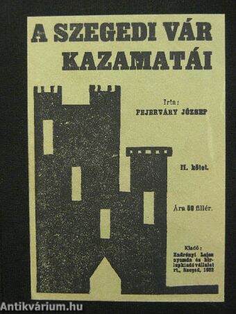 A szegedi vár kazamatái II. (töredék)