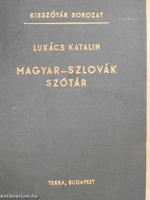 Magyar-szlovák szótár