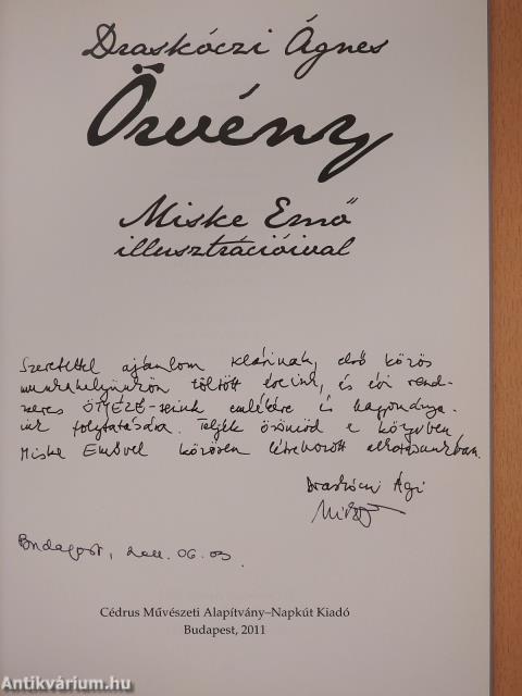 Örvény (aláírt és dedikált példány)