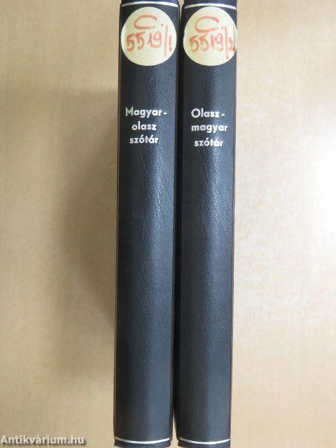 Magyar-olasz és olasz-magyar szótár I-II.