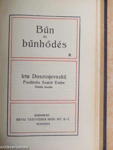 Bűn és bűnhődés I-II.