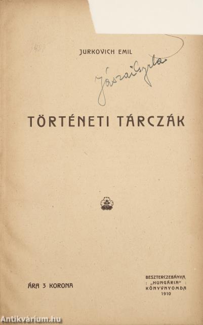 Történeti tárczák
