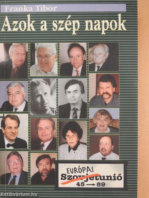 Azok a szép napok (dedikált példány)