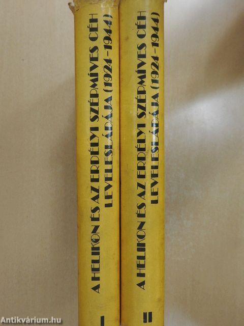 A Helikon és az Erdélyi Szépmíves Céh levelesládája I-II.