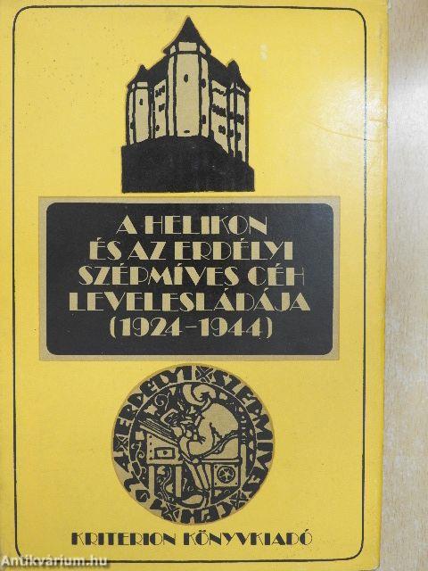 A Helikon és az Erdélyi Szépmíves Céh levelesládája I-II.