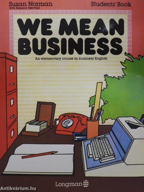 We mean business - Students' Book