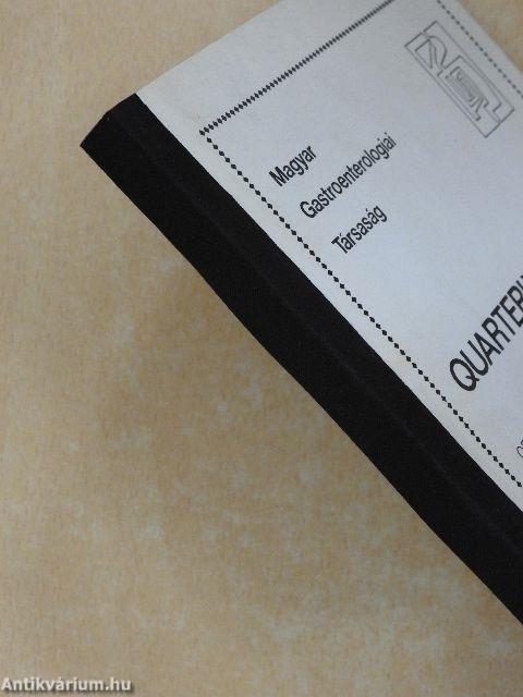 Quarterly bulletin of the Hungarian Gastroenteroloical Society