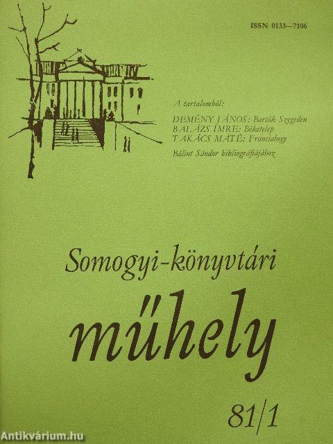 Somogyi-könyvtári műhely 81/1-4