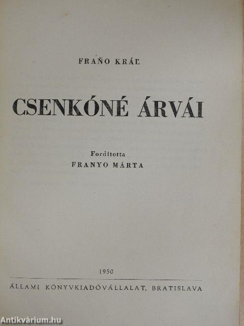 Csenkóné árvái