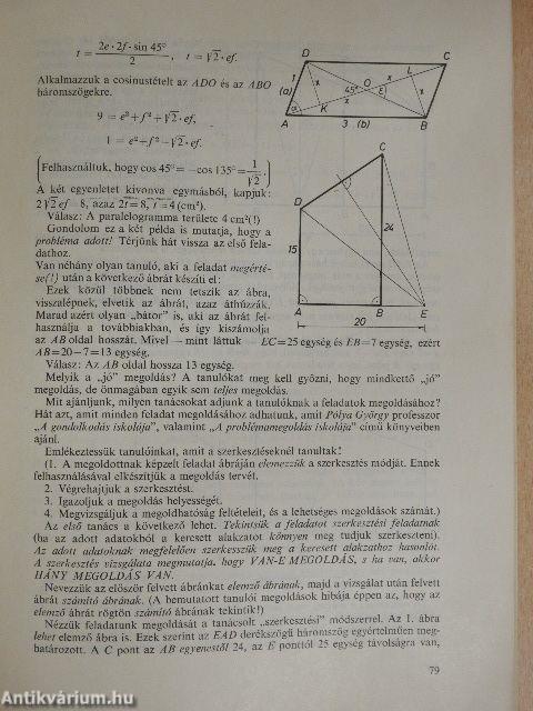 A Matematika Tanítása 1976. augusztus