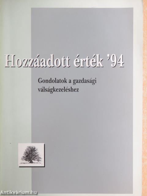 Hozzáadott érték '94