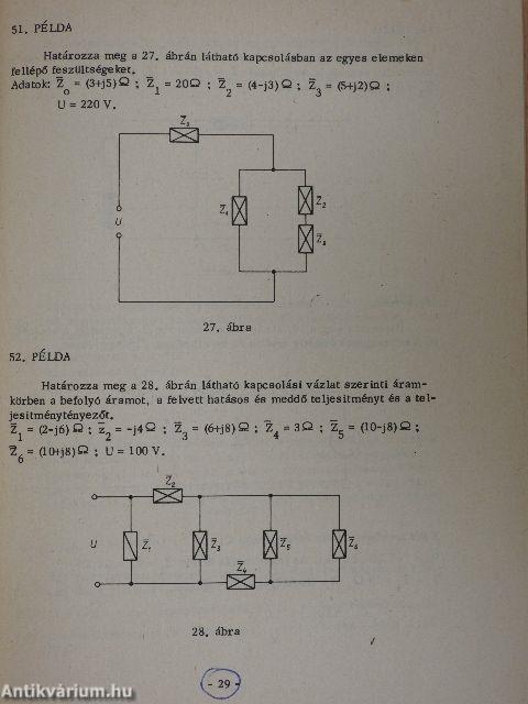 Elektrotechnika példatár